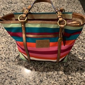 Multi colored Coach bag